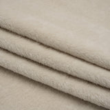 Double Faced Minky Fleece - Eggshell - Avery Collection