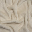 Double Faced Minky Fleece - Eggshell - Avery Collection