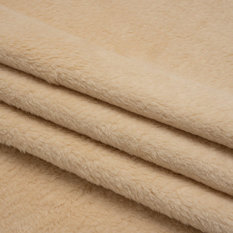 Double Faced Minky Fleece - Beige - Avery Collection