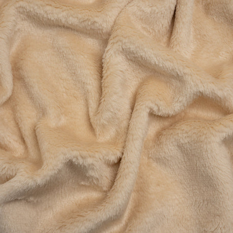 Double Faced Minky Fleece - Beige - Avery Collection