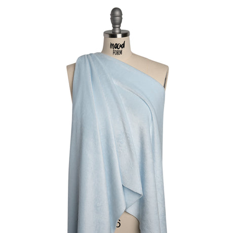 Double Faced Minky Fleece - Pale Blue - Avery Collection