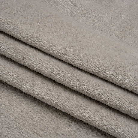Double Faced Minky Fleece - Platinum - Avery Collection