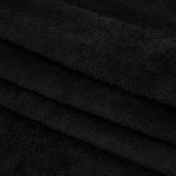 Double Faced Minky Fleece - Black - Avery Collection