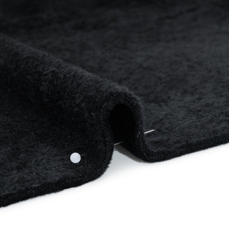 Double Faced Minky Fleece - Black - Avery Collection