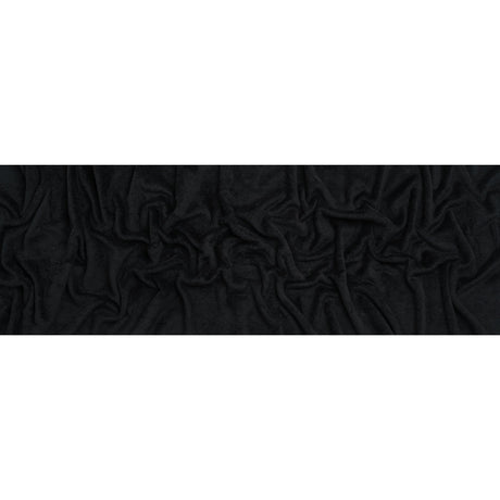 Double Faced Minky Fleece - Black - Avery Collection