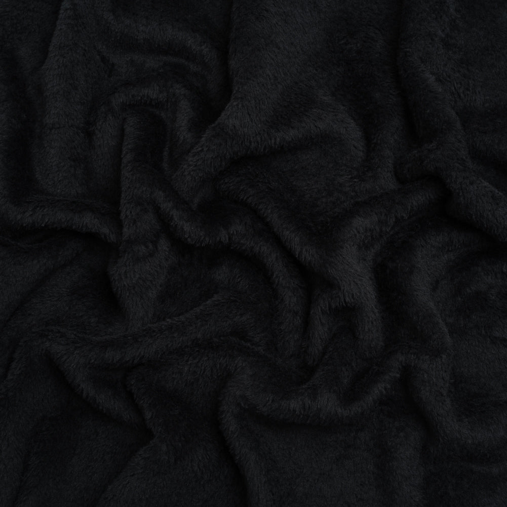 Double Faced Minky Fleece - Black - Avery Collection