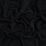 Double Faced Minky Fleece - Black - Avery Collection