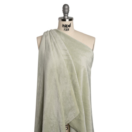 Double Faced Minky Fleece - Pale Sage - Avery Collection