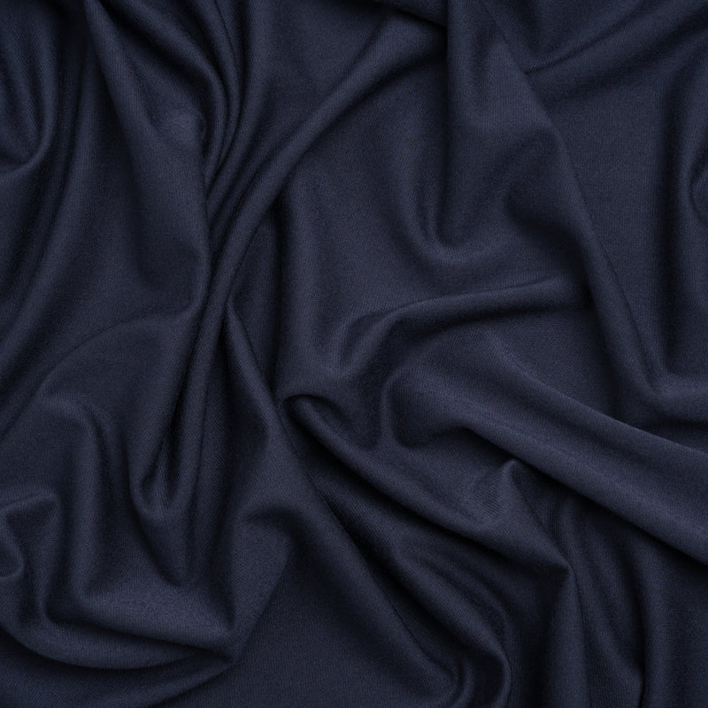 Stretch Bamboo Jersey - Navy - Willow Collection