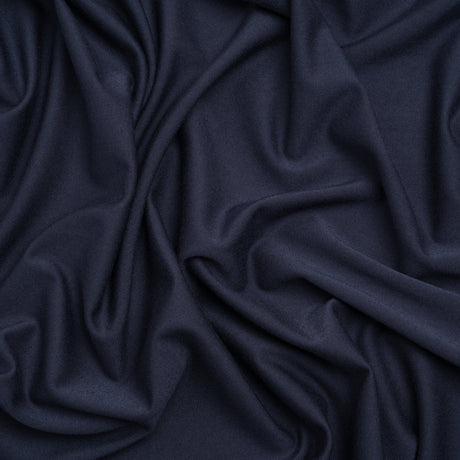 Stretch Bamboo Jersey - Navy - Willow Collection