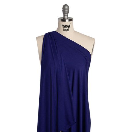 Stretch Bamboo Jersey - Royal - Willow Collection