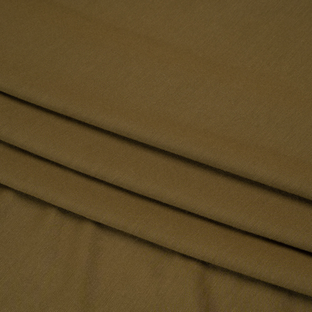Stretch Bamboo Jersey - Olive - Willow Collection