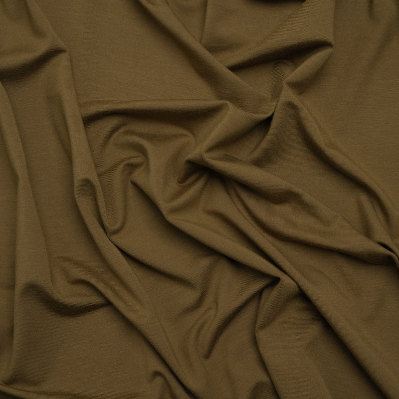 Stretch Bamboo Jersey - Olive - Willow Collection