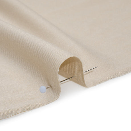 Stretch Bamboo Jersey - Pale Beige - Willow Collection