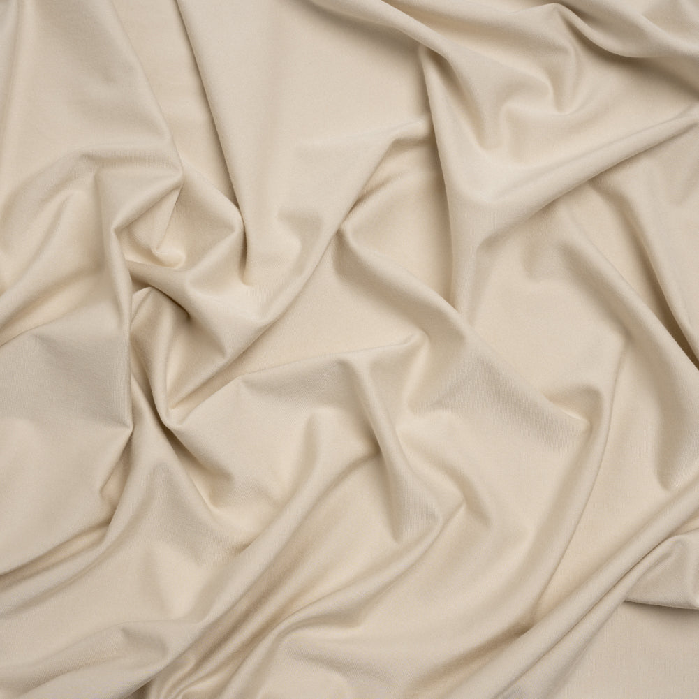 Stretch Bamboo Jersey - Pale Beige - Willow Collection