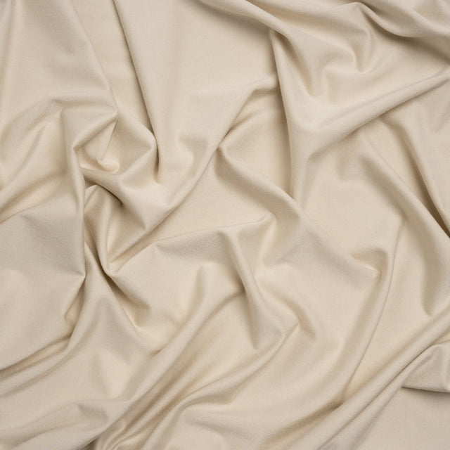 Stretch Bamboo Jersey - Pale Beige - Willow Collection
