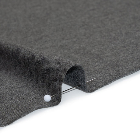 Stretch Bamboo Jersey - Heathered Charcoal - Willow Collection