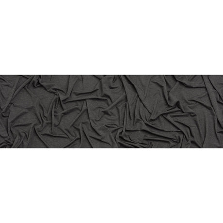 Stretch Bamboo Jersey - Heathered Charcoal - Willow Collection
