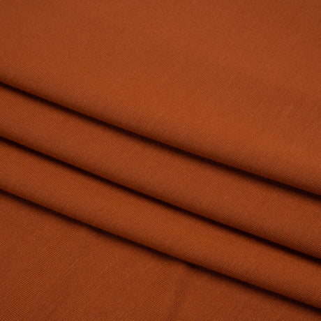 Stretch Bamboo Jersey - Burnt Orange - Willow Collection