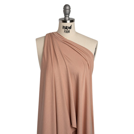 Stretch Bamboo Jersey - Nude - Willow Collection