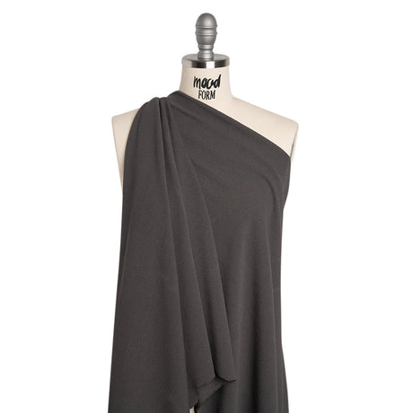 Stretch Liverpool Knit - Charcoal - Evangeline Collection