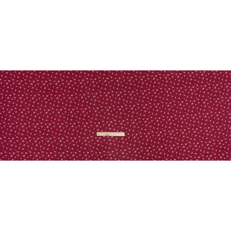 Stretch Modal Jersey Print - Cranberry, Pink and White Ditsy and Dots - Deadstock