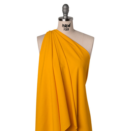 Stretch Nylon Tricot - Golden Yellow - Deadstock
