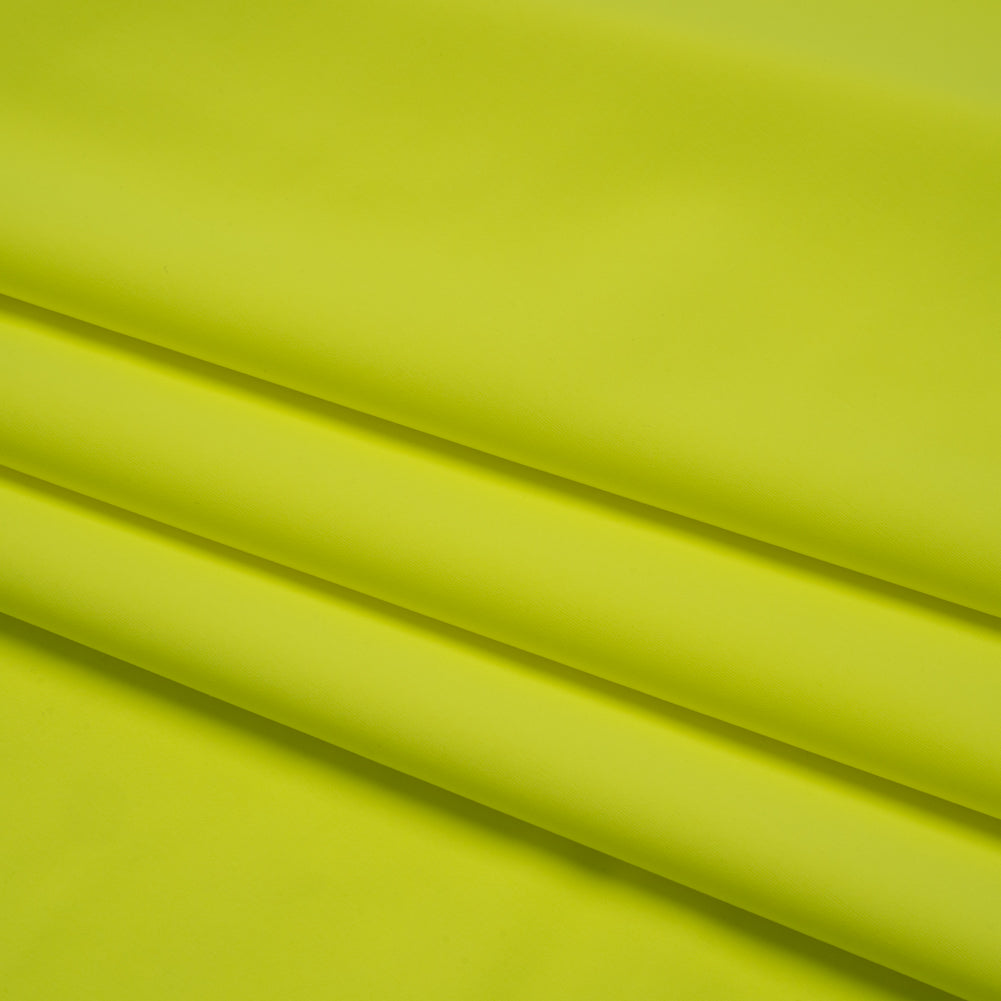 Stretch Nylon Swimwear Tricot - Neon Yellow - Designer Deadstock