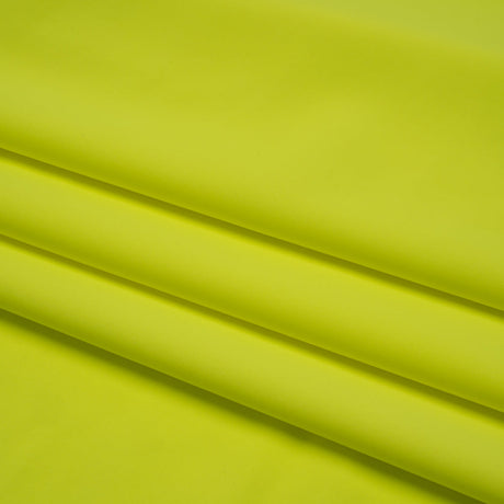 Stretch Nylon Swimwear Tricot - Neon Yellow - Designer Deadstock