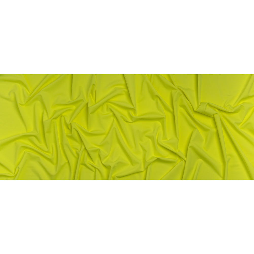 Stretch Nylon Swimwear Tricot - Neon Yellow - Designer Deadstock