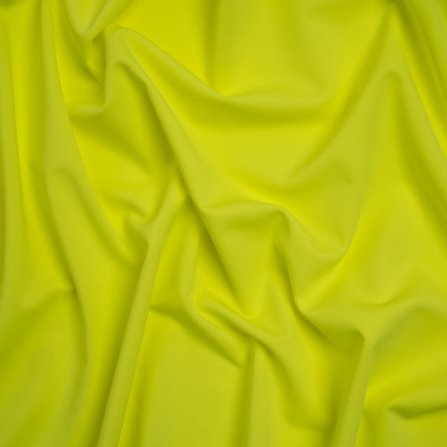 Stretch Nylon Swimwear Tricot - Neon Yellow - Designer Deadstock