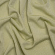 Metallic Stretch Rayon Jersey - Jade Green and Silver - Designer Deadstock