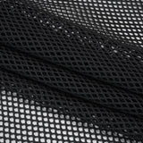 Cotton Crochet Net - Black - Designer Deadstock