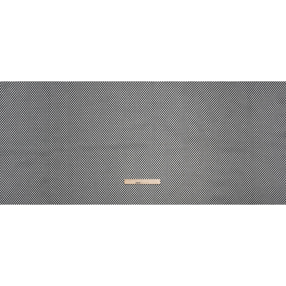Cotton Crochet Net - Black - Designer Deadstock