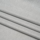 Metallic Stretch Nylon Jersey - White and Silver - Designer Deadstock