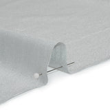 Metallic Stretch Nylon Jersey - White and Silver - Designer Deadstock