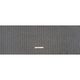 Knit Lace - Black Diamonds, Medallions and Stripes - Designer Deadstock
