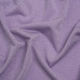 Metallic Stretch Rayon Jersey - Lavender and Silver - Designer Deadstock