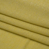 Metallic Stretch Rayon Jersey - Lemon Sparkle and Silver - Designer Deadstock