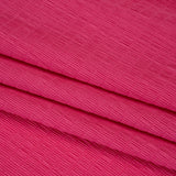 Stretch Nylon Seersucker - Hibiscus Pink - Designer Deadstock