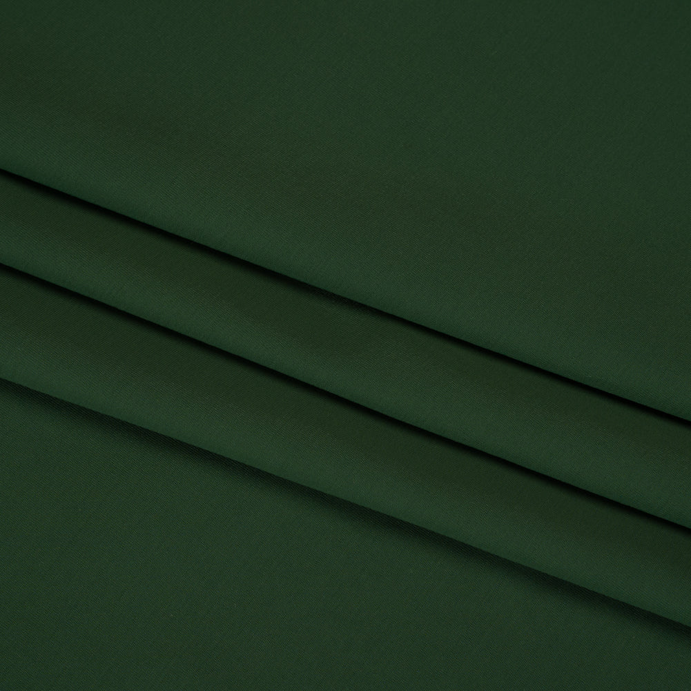 Stretch Nylon Jersey - Forest Green - Designer Deadstock