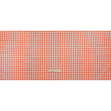 Puffy Stretch Polyester Seersucker - Pink and White Checks - Designer Deadstock