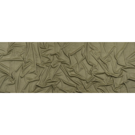 Polyester Faux Suede Jersey - Sage Green - Designer Deadstock