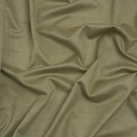 Polyester Faux Suede Jersey - Sage Green - Designer Deadstock