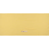 Stretch Polyester Seersucker - Lemon Yellow and White Candy Stripes - Designer Deadstock