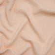 Stretch Polyester Textured Jacquard Knit - Pale Pink Wavy Lines - Designer Deadstock