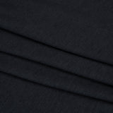 Stretch Rayon Jersey - Heathered Navy - Deadstock