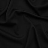 Polyester Ponte Knit - Black - Deadstock