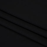 Stretch Rayon Jersey - Black - Deadstock