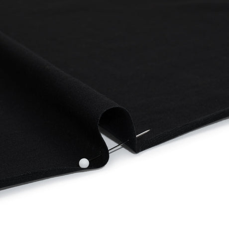 Stretch Rayon Jersey - Black - Deadstock